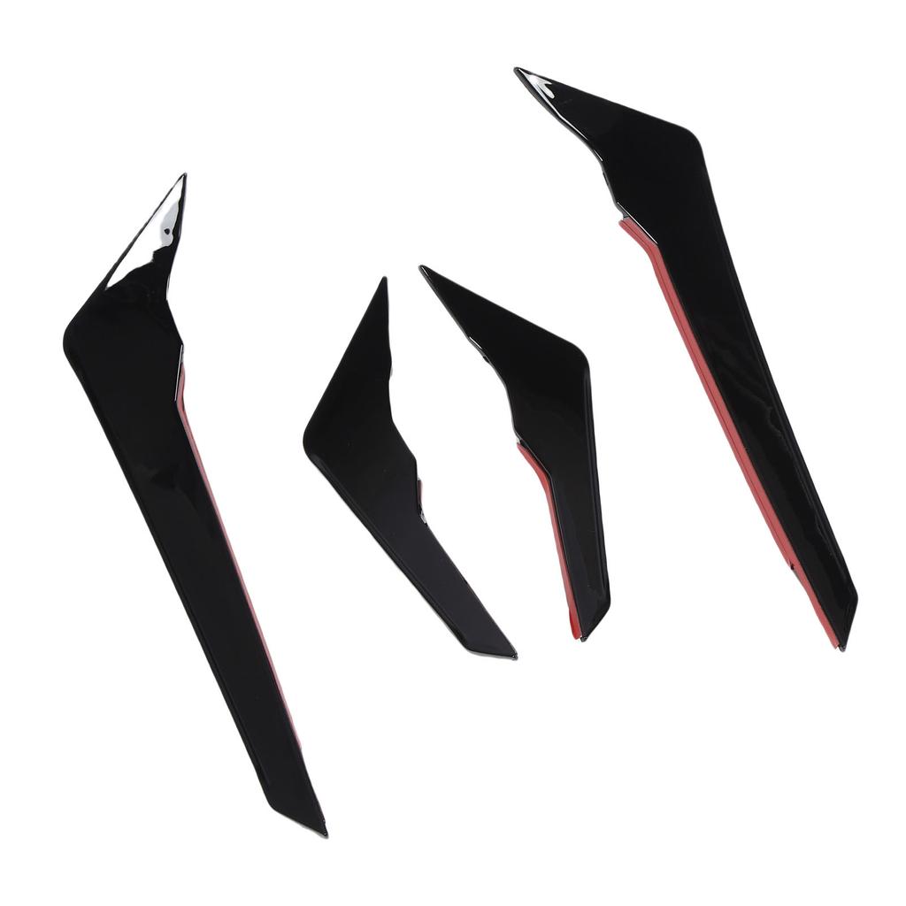 1 P  Front Bumper Side Spoiler Aerodynamic Left Right Front Bumper Side   Vent Trim Fin Decor Replacement For FY   2021-2024
