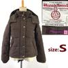 × Earth Music&ecology Down Jacket Women’s S Brown Hooded(USED)