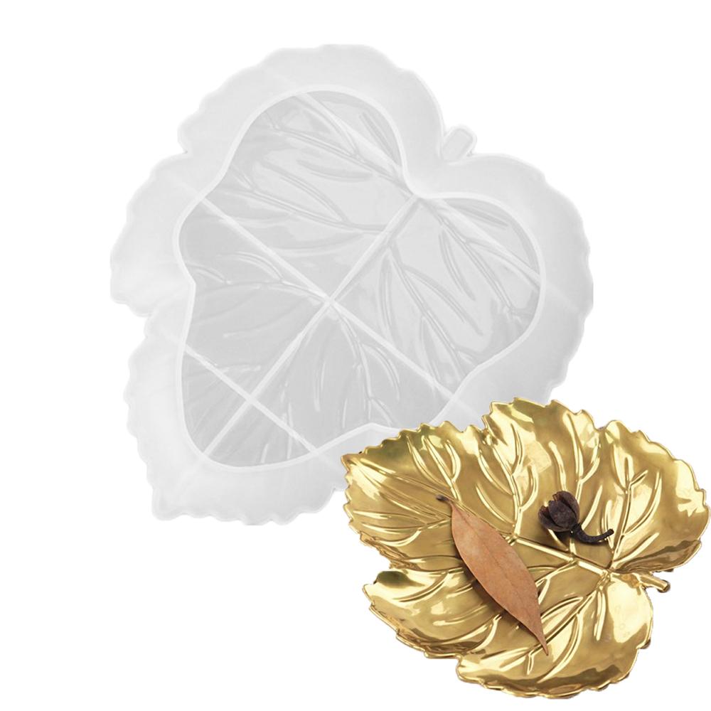 Maple Leaf Shape Resin Mold DIY Creative Dish Craft UV Epoxy Silicone Mould Ashtray Jewelry Plate Making Tools