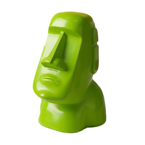 

Moai Statue Tissue Holder Easter Island Statue Tissue Box Cover 3-in-1 Eyeglass Holder Headphone Stand Decorative Tissue Box Holder for Living Room