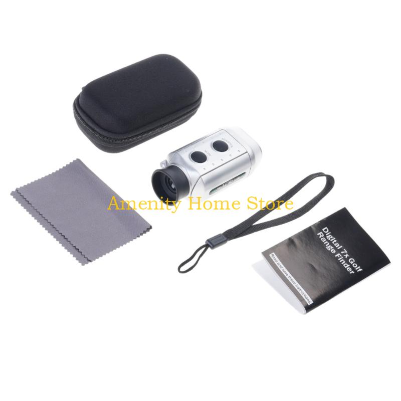 F26C Portable Aluminum Golf Scope Rangefinder Featuring Fast Distance Calculation And Fogproof Design With Digital Display