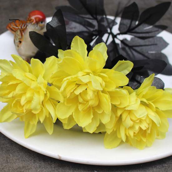 Party Decor 1Pc Clear Texture Fake Flower Charming Faux Home Silk Floral Arrangement Artificial Plant