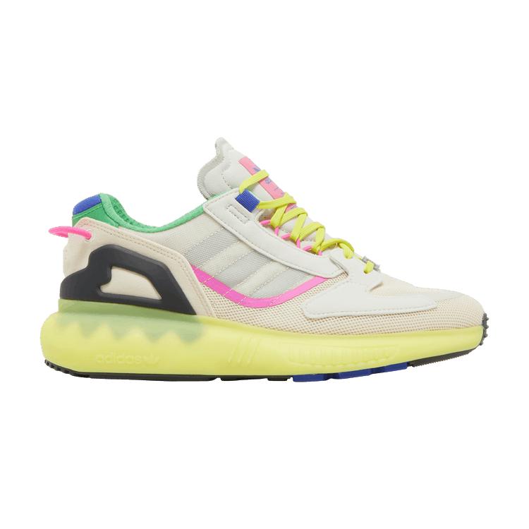 Women's Sneakers adidas ZX 5K Boost Wonder White Acid Yellow (Women's) Wonder White/White Tint/Acid Yellow