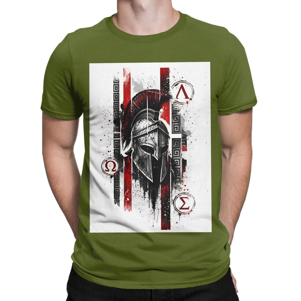 Glory And Discipline Retro Distressed Spartan Battle Helmet Tee Graphic 100 Cotton Tshirt Spartan Tops Tees For Unisex
