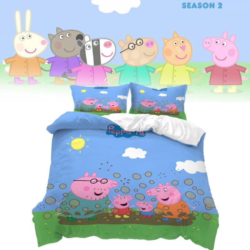 High Definition Digital Print 3 Piece Bedding Set For Us Size Bed Sheet