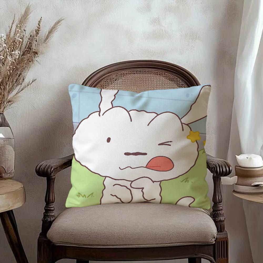Cartoon C-Crayon S-Shin-chan Nohara Shiro Maple Design Cushion Cover Happy Autumn Harvest decor Holiday Decorati Pillow Cover