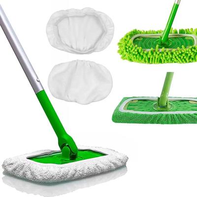 Suitable for Swiffer Flat Mop Cloth Absorbent Sponge Replacement Cloth Cover Household Dry and Wet Rotary Mop Cloth Cleaning Pad