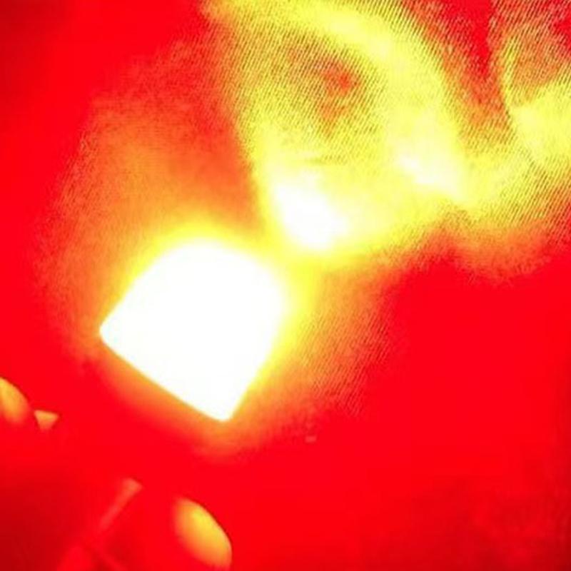 Car Tail Brake Light Strobe Flashing Led Lamp Motorcycle Warning Light Bulb Red Stronger Light 12V Led Rear Taillight