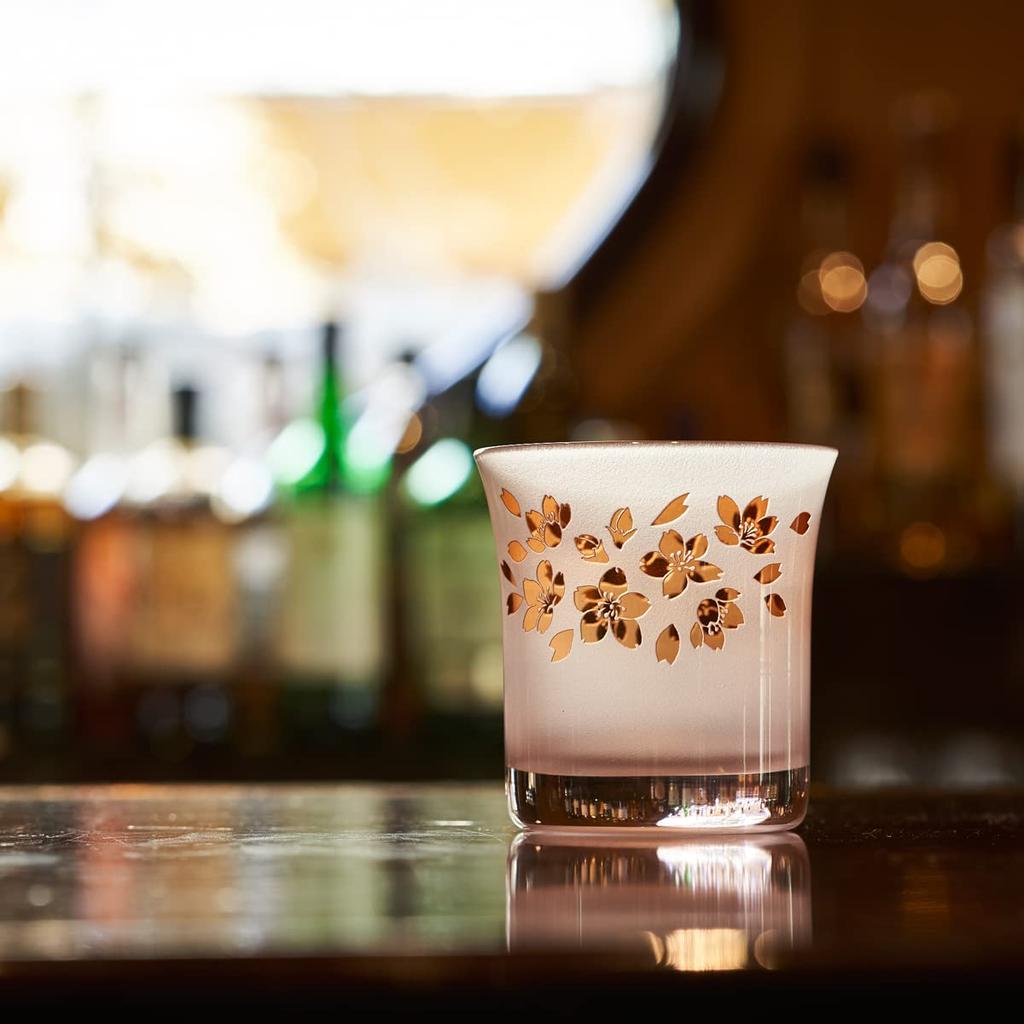 Kobo Official Direct Sculpture Dream Pattern Cherry Blossom Old Glass Paper Box Made in Japan [Taimuro Sales] TB4316-3