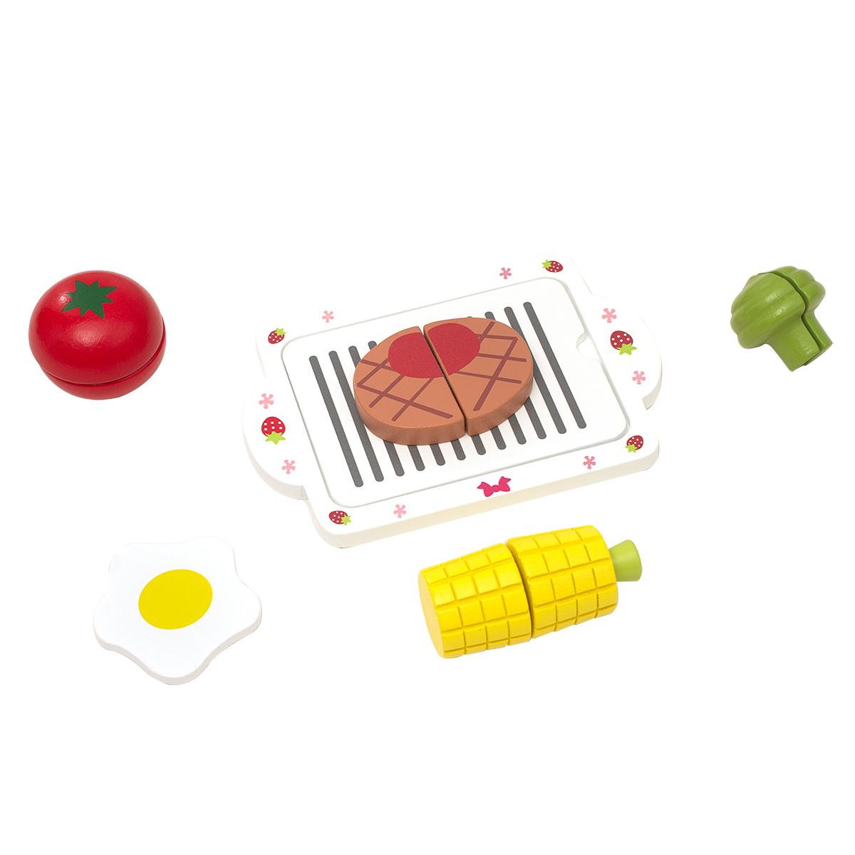 

Детский набор игрушек для игры в приготовление еды, Мини-симуляция еды, Кухонные игрушки для девочек, Ужин, Фрукты, Говядина, Закуски, Игра-конструктор