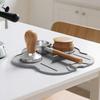 Silicone Material Espresso Tamping Pad Non-Slip Powder Hammer Holder  Cafe Barista