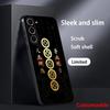 Chinese word lucky fashion design Phone Case For Samsung Galaxy S26 S25 S24 S23 S22 S21 Plus Ultra Note20 Soft Black