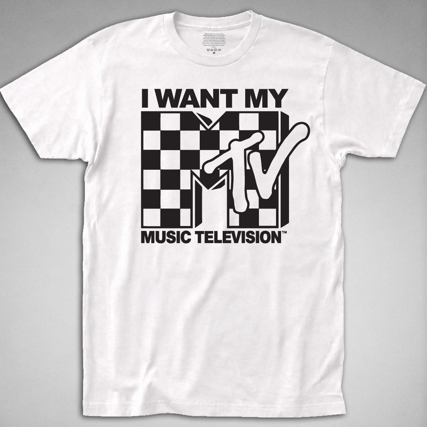 I WANT MY MTV T-Shirt music television m tv retro vintage 80s video 90s y2k 2000 XS