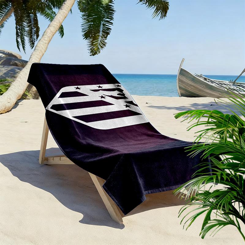 Club Atletico De Madrid2 Print Beach Towel, Large Soft Quick Dry Towel for Beach Camping Swimming