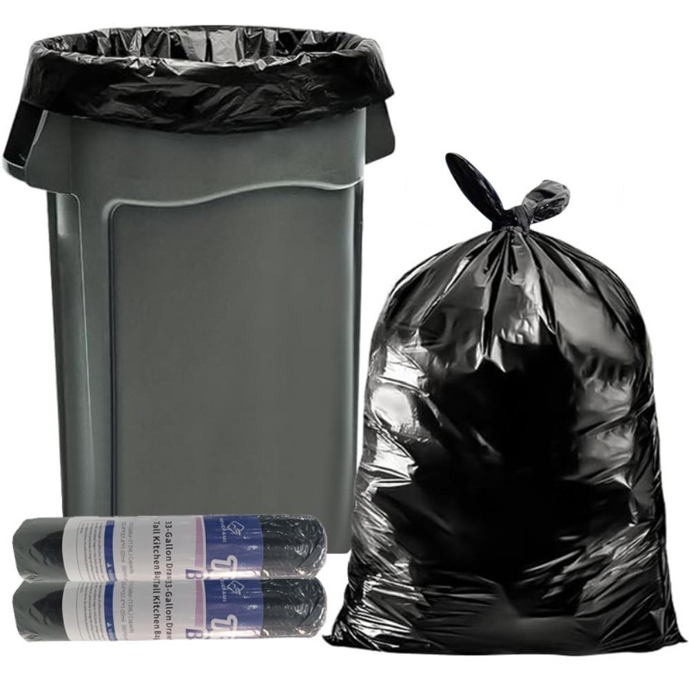 Extra Large Thickened Drawstring Garbage Bags, Tear-Resistant Portable for Home Kitchen Dorm, Heavy-Duty Household Trash Bags RQSL-BH-2519-51