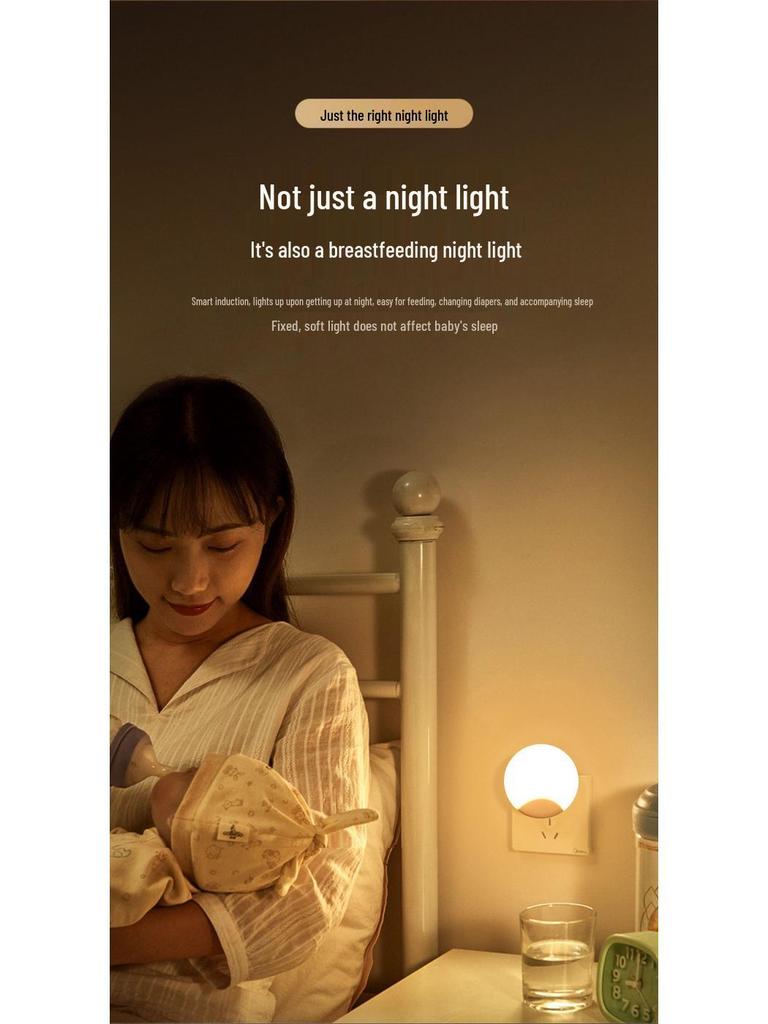 Smart Sensor Night Light: Energy-Efficient LED Bedside Lamp