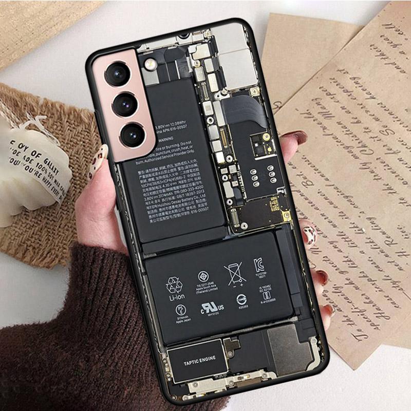 Batterie Telefon Fall für Samsung S22 S20 Ultra S20 S22 S21 S10 S9 Plus S10E S20FE Note10Plus Note20 9 Motherboard platine