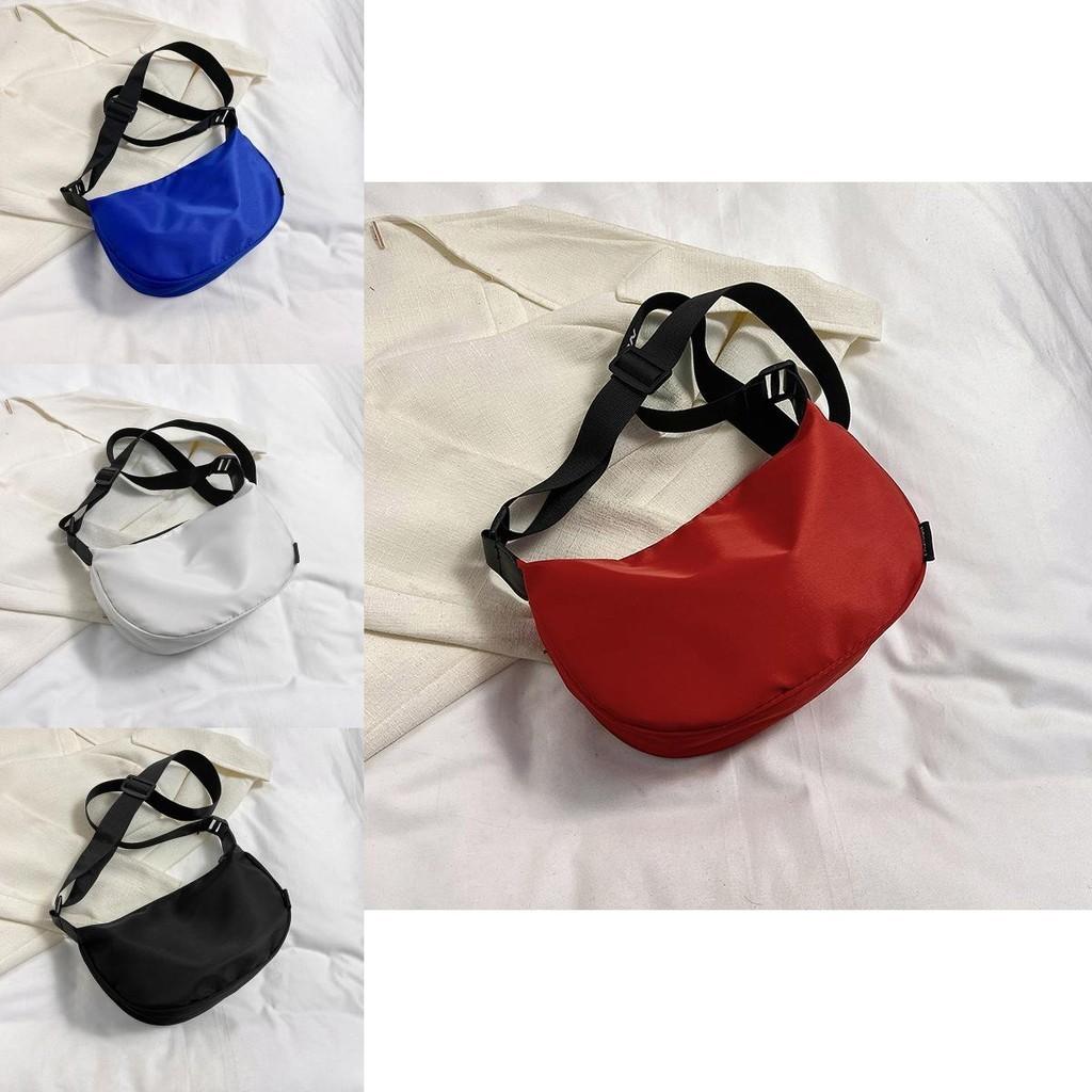Fashionable Nylon Shoulder Bag Trendy Street Style Medium Crossbody Bag For Women