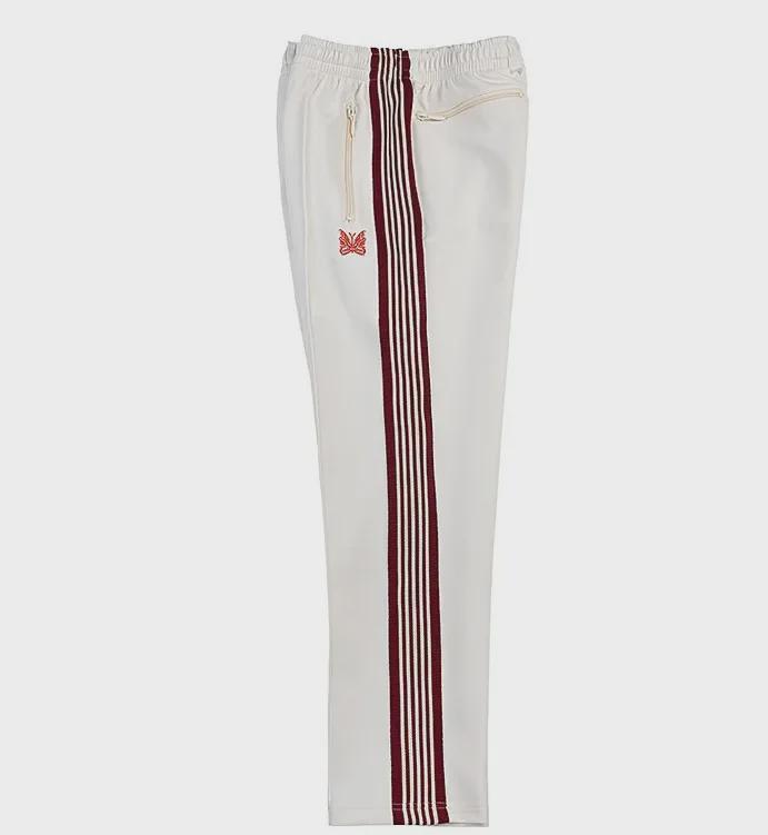 New High Street Fashion Loose Straight Butterfly Sports Pants - Unisex Black & White Striped Casual Trousers