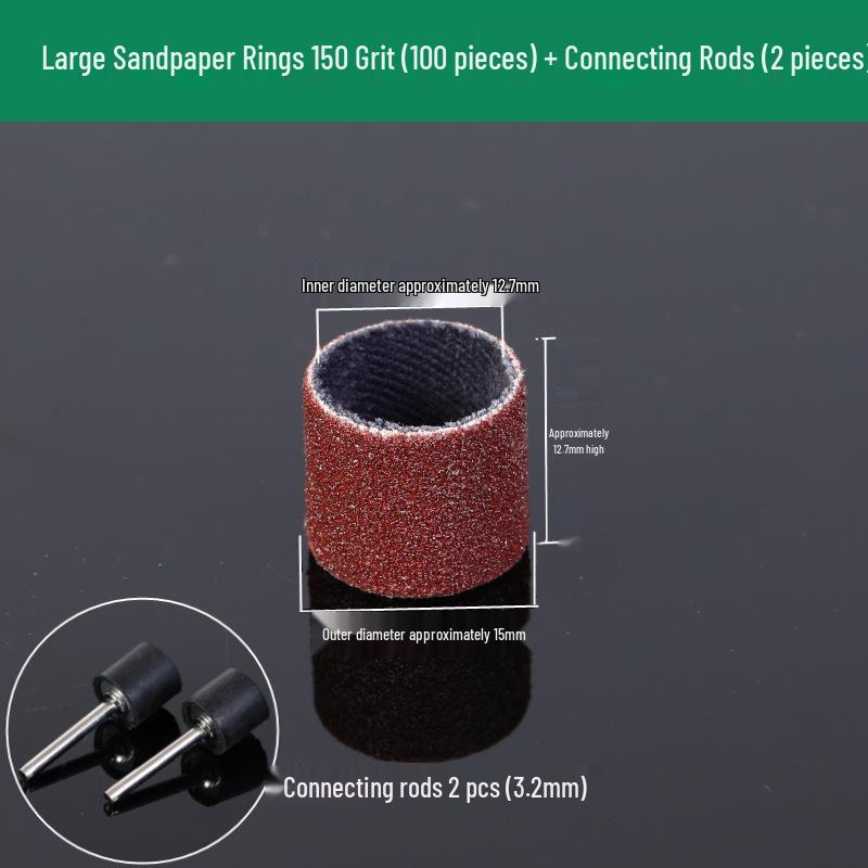 Electric Grinder Sanding Ring & Polishing Tool for Metal, Wood, and Rust Removal