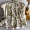 Thickened Jacquard Office Shawl Warm Women'S Flower Long Imitation Cashmere Scarf Double-Sided Scarf