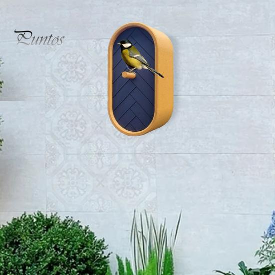 3D tištěná ptačí budka, nástěnná, budka pro divoké ptáky, venkovní dekorativní zahradní ptačí budka pro malé ptáky, kolibříky, střízlíky, pěnkavy