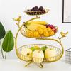 M-Modern-3-laags fruitmandhouder, decoratieve fruitschaalhouder, metalen standaard, tafel- of aanrechthouder voor groenten, brood en snacks