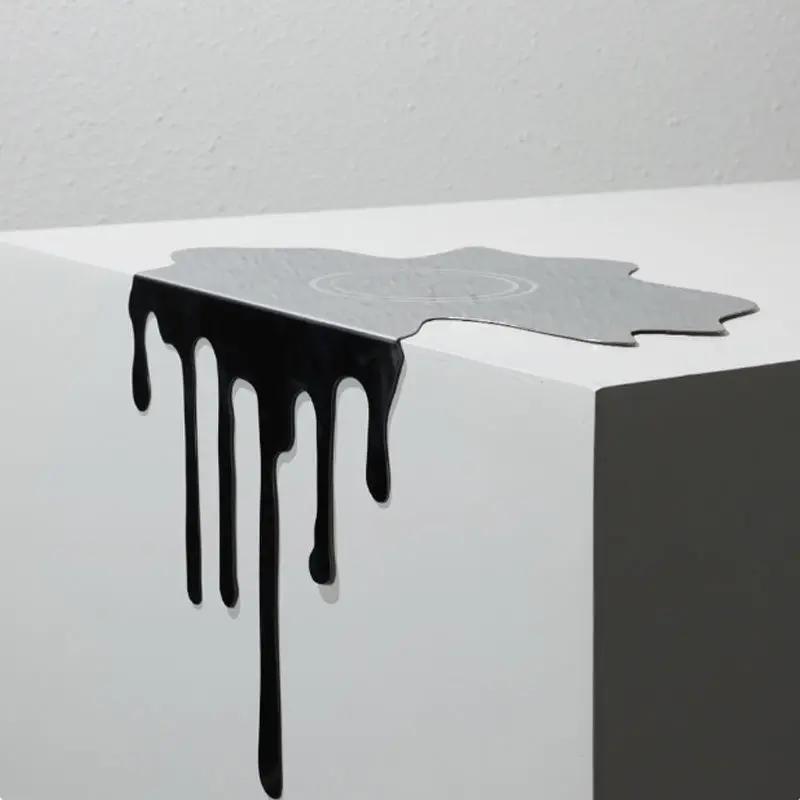 For Modern Simple Stainless Steel Water Drop Reflection Decoration Living Room Porch Office Study Soft Decoration Room Decor