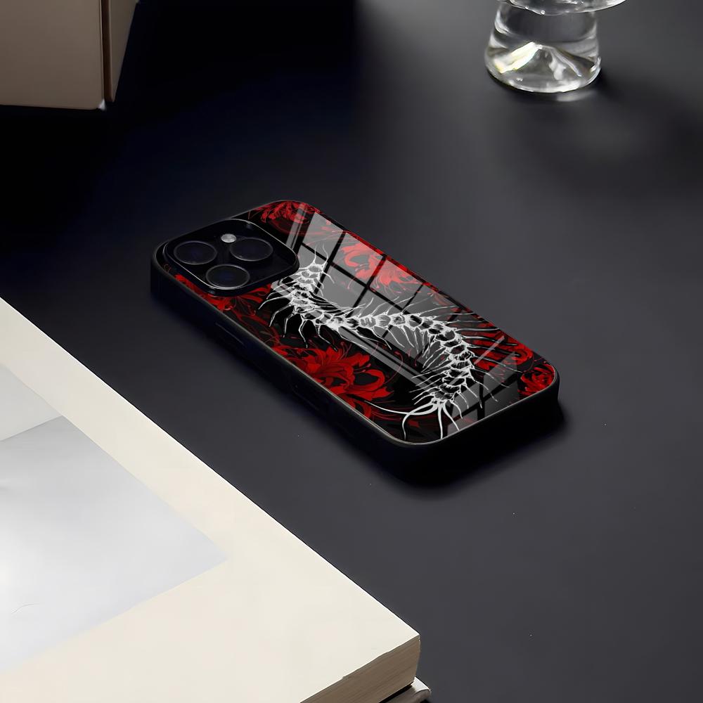 Anime T-Tokyo Ghoul Phone Case For IPhone 17 Pro Max 15 Pro 16 14 Plus 12 13 Mini 11 Pro Shockproof Glass Cover