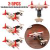 Twin Blades Assembled Aircraft Set Toy Battery Powered DIY Aircraft Model Toy Eco-Friendly Wooden for Intellectual Development