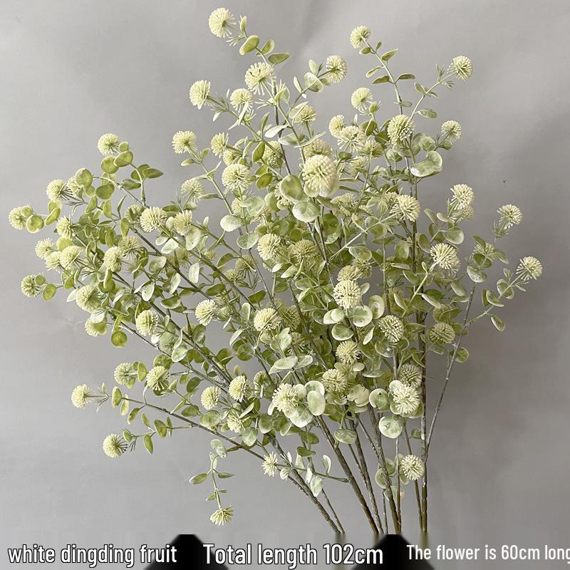 Junran Floral Wedding Props: Silk Eucalyptus Fruits for Flower Arrangements and Decorations