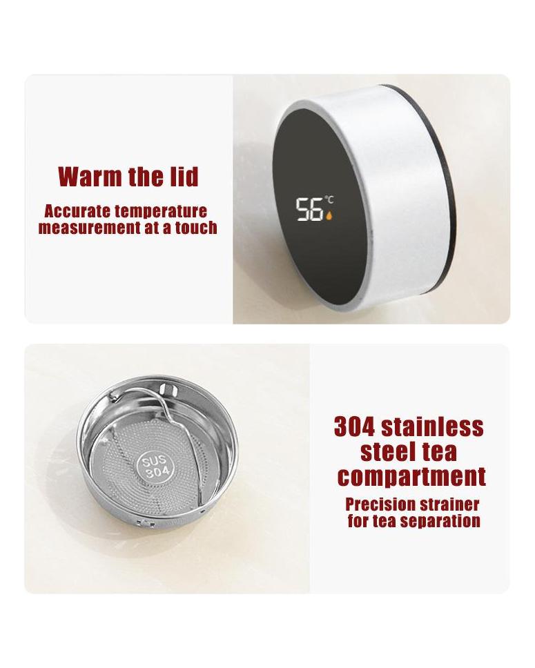 200ML Temperature Display Smart Thermos Water Bottle Intelligent Stainless Steel Vacuum Flasks Thermoses Coffee Cup