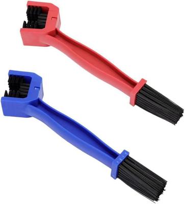 Kettenbürste, Set mit 2 Stück, 3-seitige Bürste, Autowäsche, Reinigungsgeflecht, Antriebskettengeflecht,