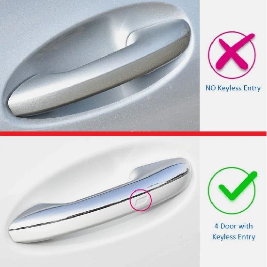 Glossy Black Car Door Handle Strip Cover Trim For -2025 Mercedes GLC C-Class