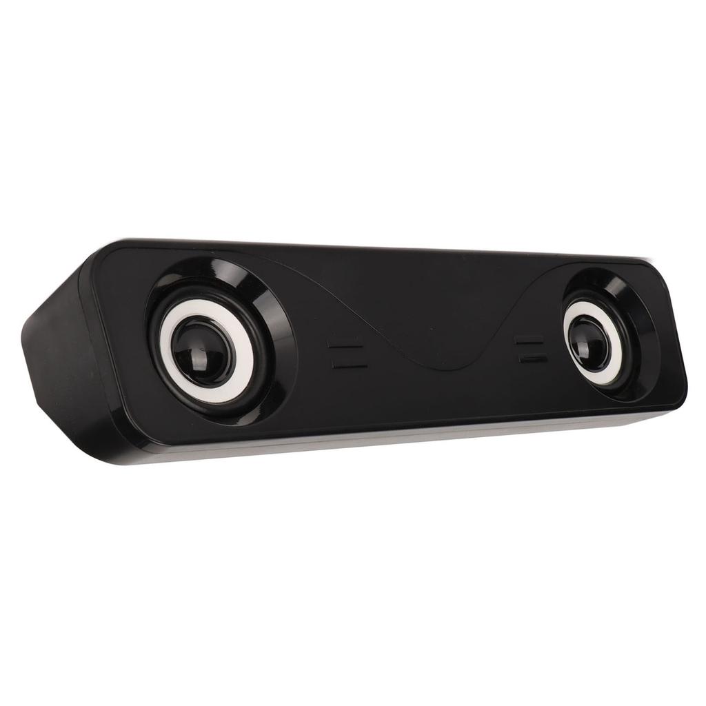 Computer Speaker USB Powered Stereo Plug and Play Portable Desktop Speaker with Wire Control for PC