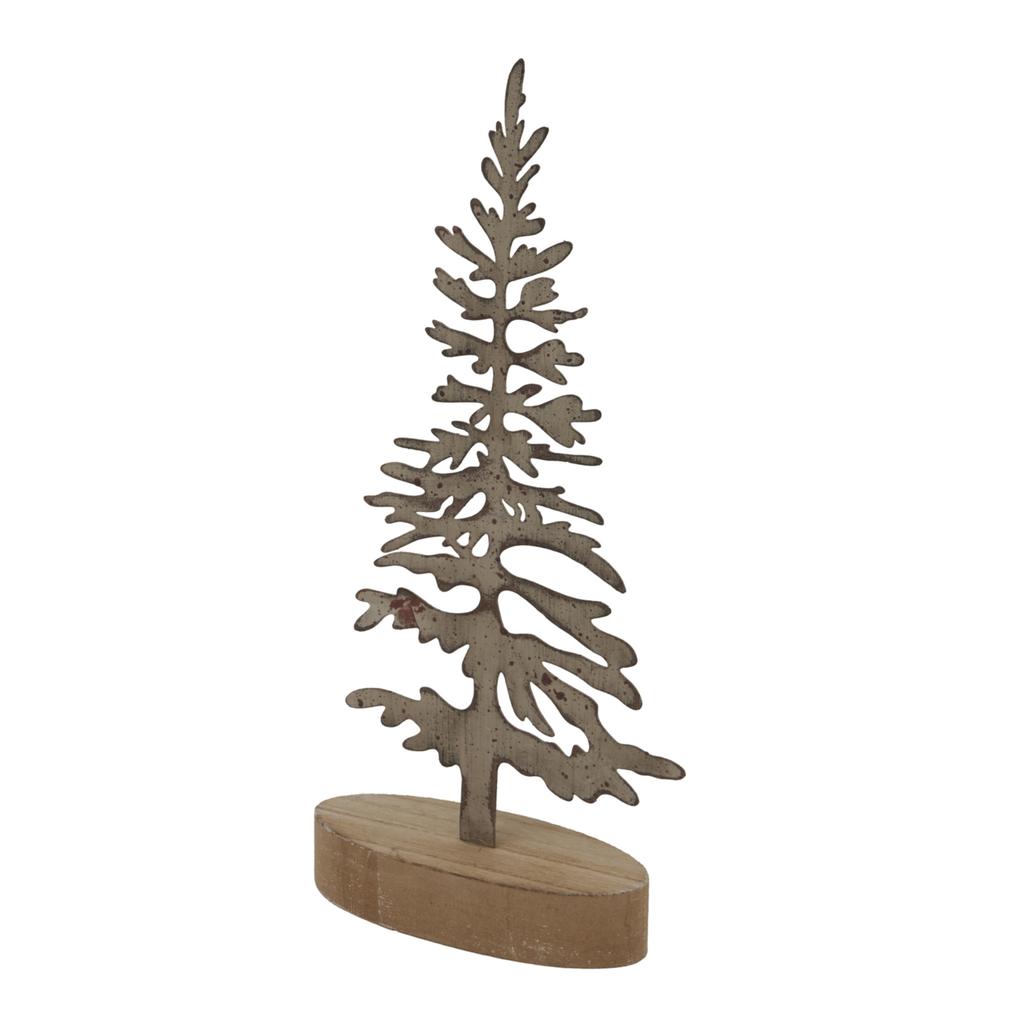 Hill Interiors Rustic Tree Silhouette Christmas Decoration