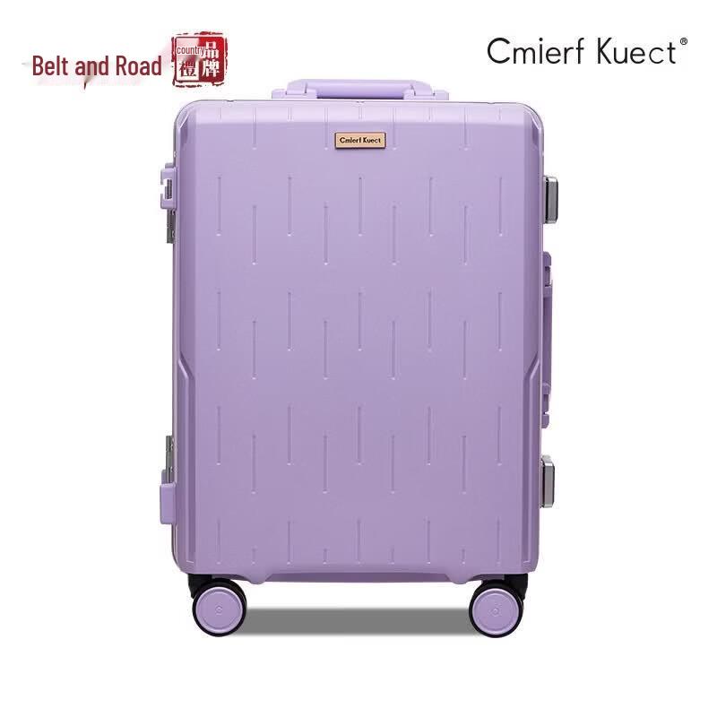 

Cmierf Kuect Silent Wheel Aluminum Frame Luggage
