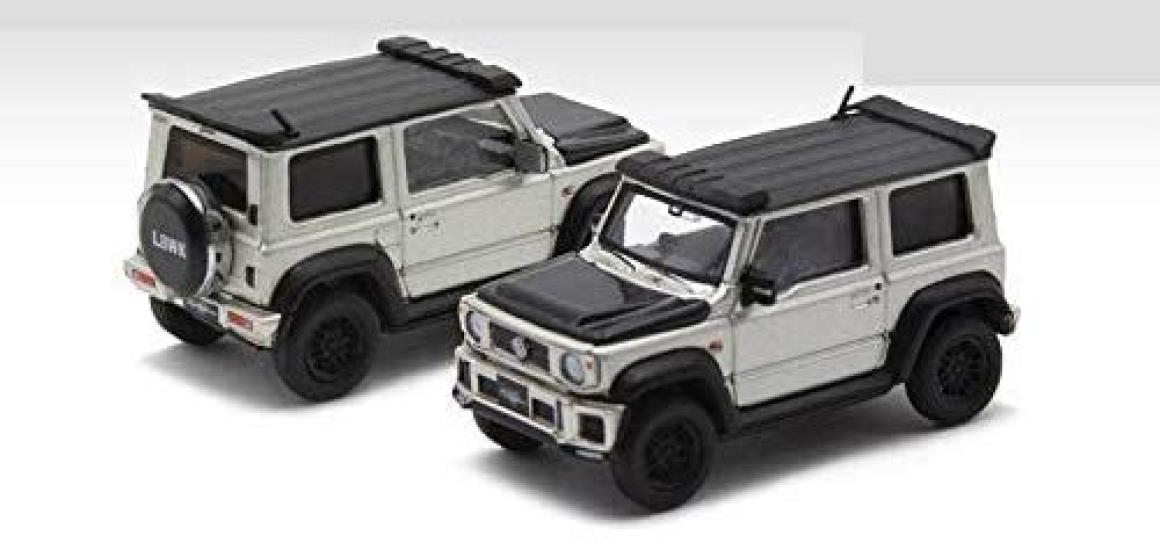 

EraCar Suzuki Jimny Sierra Era Car X Liberty Walk LB Works Silver Diecast SP16 1/64 - G-mini