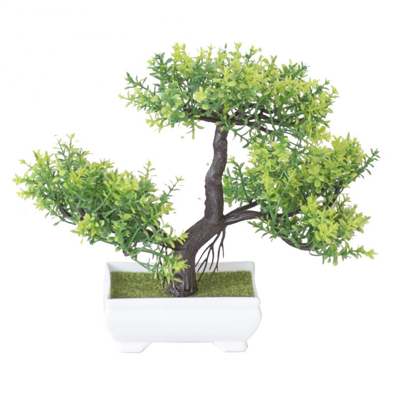 Artificial Color Plant Bonsai Small Trees Fake Plants Flowers Home Potted Plants Dining Tables Christmas Home Decoration Plants