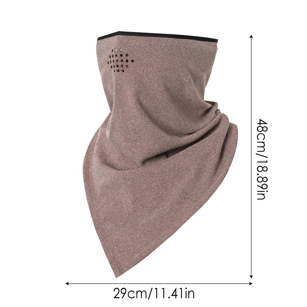 Winter Face Neck Warmer Motorcycle Balaclava Biker Moto Ghost-mask Neck Cover Half Balaclava Warm Windproof Scarves For Men