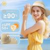 Women's UV-Protected 50+ Sun Hats for Beach and Outdoor Activities