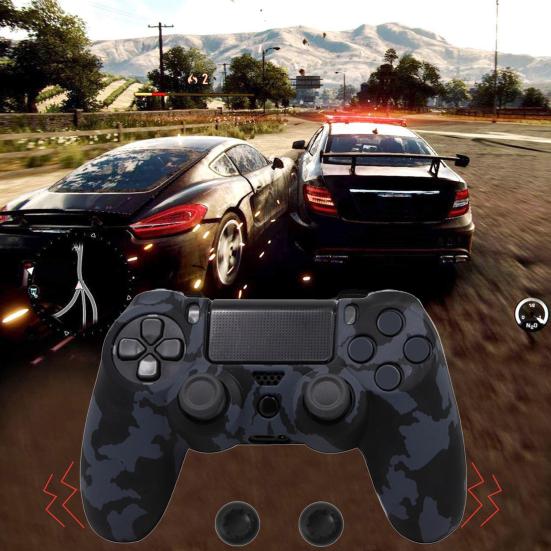 1 Set Silikon Kılıf Joystick Kapağı ile Yüksek Esneklik Aşınmaya Dayanıklı Toz Geçirmez Pürüzsüz Yüzey Koruyucu Çıkarılabilir Oyun Kumandası Derisi Tutuş