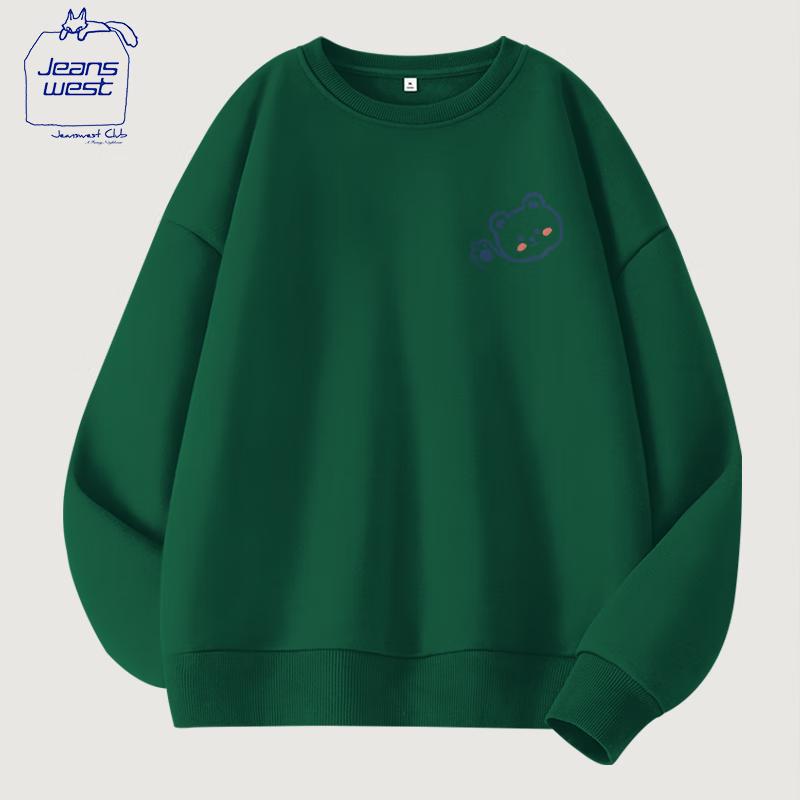 JEANSWEST CLUB Women's Casual Crewneck Sweatshirt