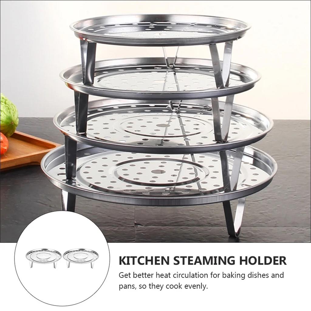 Stainless Steel Steamer Rack, Suitable For Steamers, Cornmeal Steamed Meat, Steamers, And Cooking Steamers