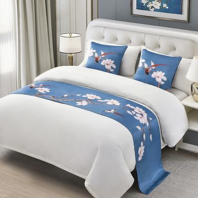 Luxury Floral Bedspreads Bed Runner Throw Bedding Single Queen King Bed Cover Towel Home Hotel Decorations