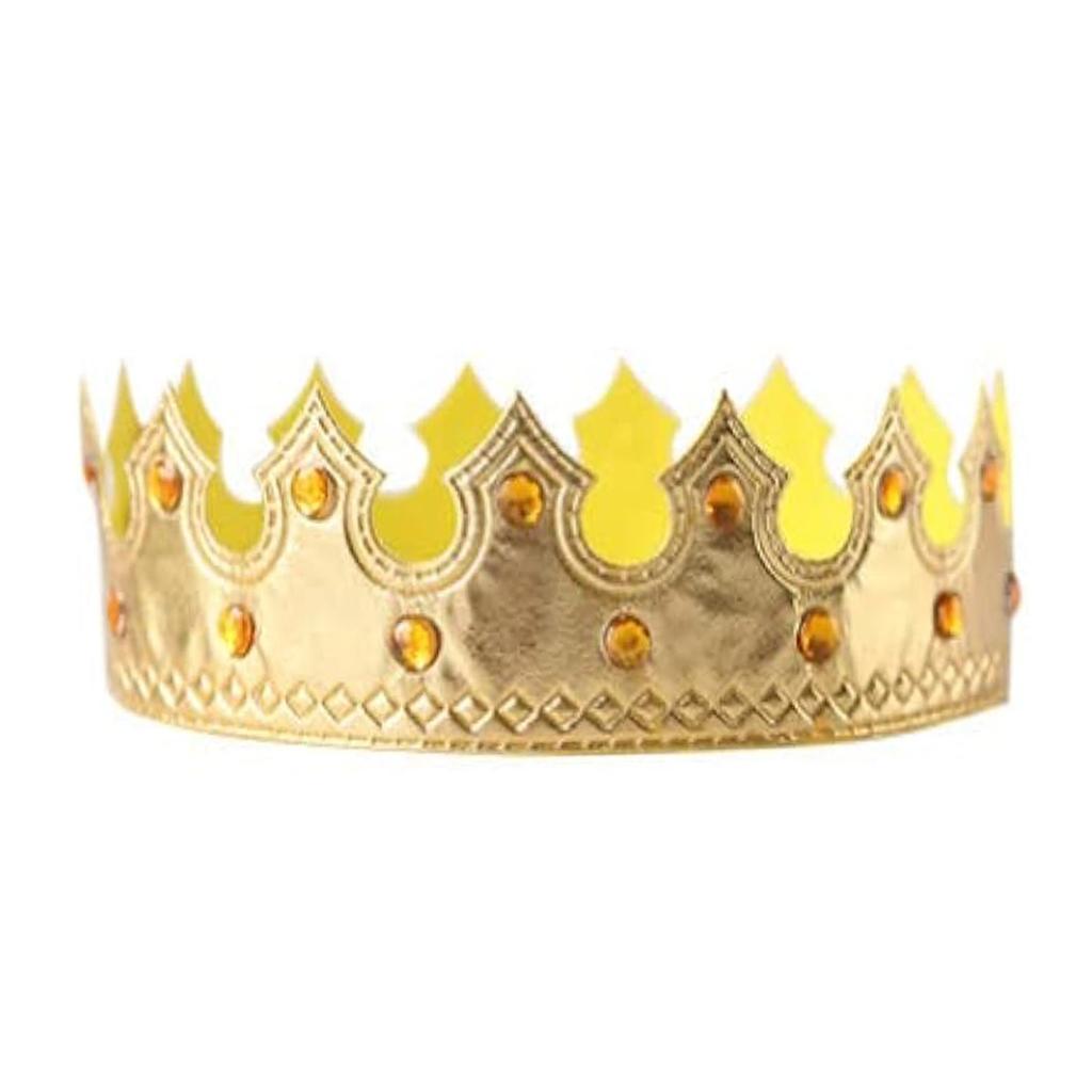 4 szt. Dziecięca Korona Króla na Imprezę Złota Korona na Urodziny Korona Króla Kapelusz Złoty Kostium na Baby Shower Imprezę Rekwizyty do Zdjęć Akcesorium