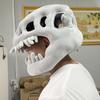 Kostým dinosauří kostry Realistická dinosauří lebka Čelenka 3D plyšový páteř Cosplay rekvizity