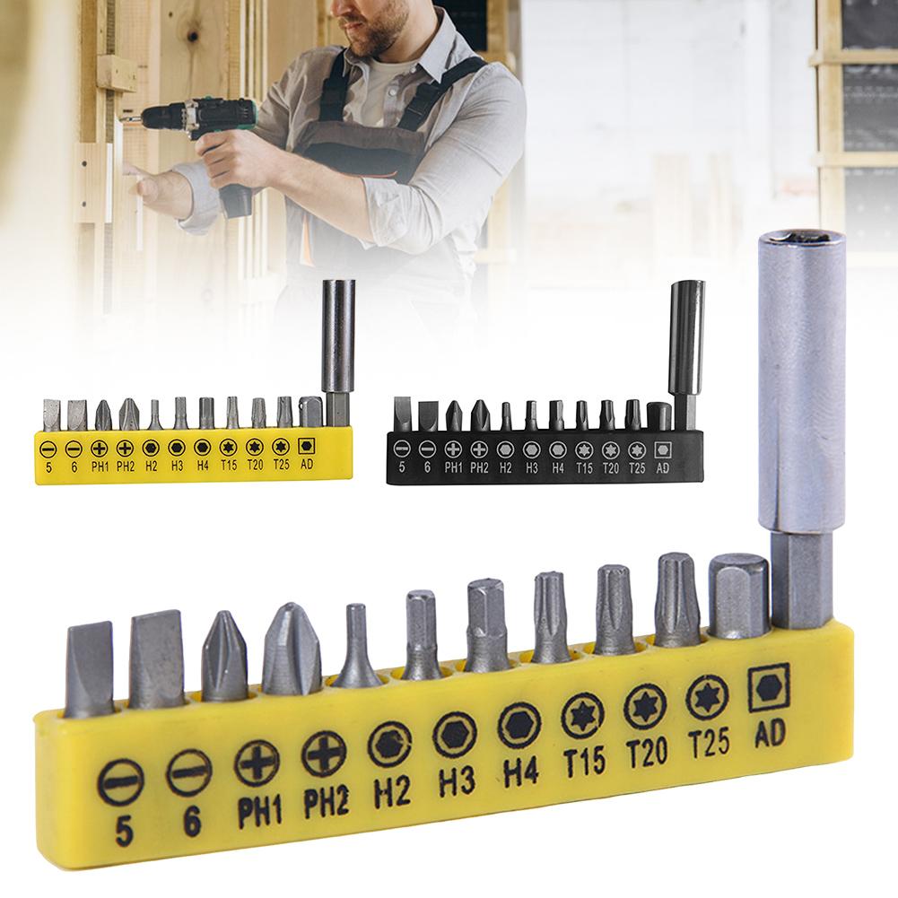 Electric Screwdriver Bit Set 12-Piece Set For Versatile Applications Electronics Repair