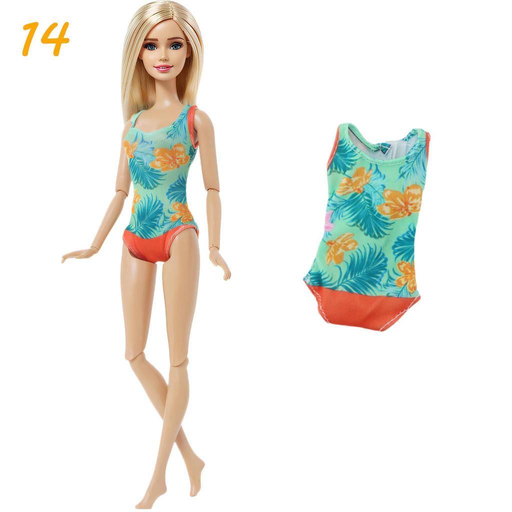 11.5'' Girl Doll Swimsuits 1/6 Doll Bikinis 11.8 Inch 30cm Beach Swimwear Clothes Summer Kids Toy Accessories