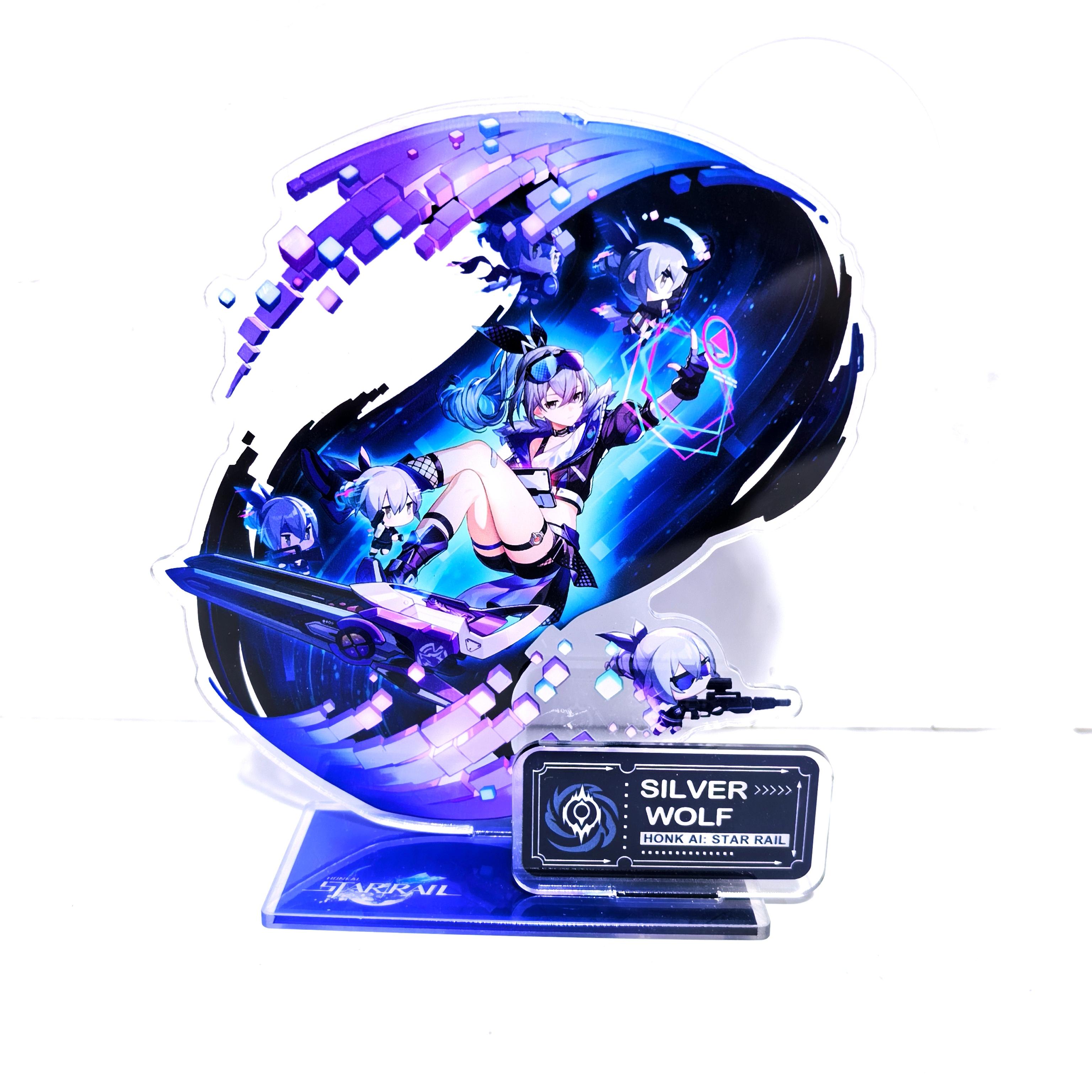 

Game Figure Honkai: Star Rail Sunday Jiao Qiu Yunli Firefly Jingliu Acrylic Stand Model Plate Cosplay Anime Keychain Fans Gift